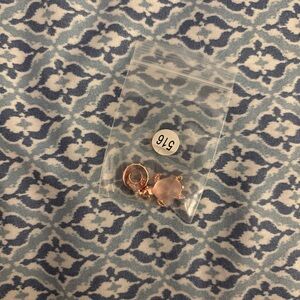 Rose Gold sea turtle bracelet charm